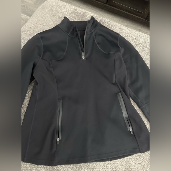 Zyia Black Fitted Flight Jacket (size XL) - Picture 8 of 12